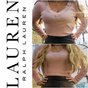 RALPH LAUREN CASUAL LACE TOP